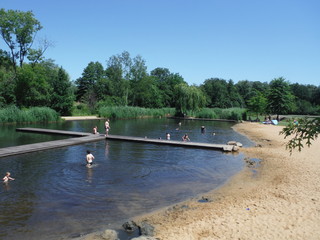 People having fun on the river in Spreewald