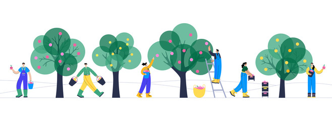 Garden work concept vector 