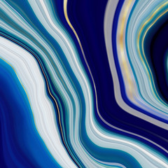 Abstract Agate Background - Fluid marbling effect with subtle gold veining accents