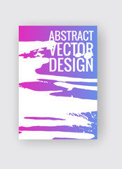 Abstract poster templates. Colorful threads composition.