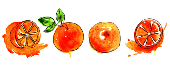 juicy orange oranges. fruit orange juice.