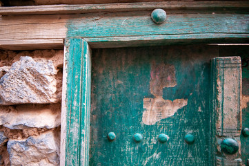 Old houses doors in Oman