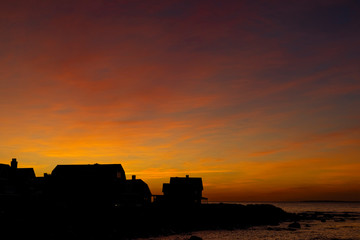 Obraz premium Sunrise in Westerly Rhode Island