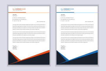 Business Professional Letterhead Template Design.