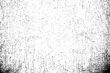 Grunge texture in black and white. Dark dirty background. Pattern of dust, dirt, scratches. Chaotic noise. Monochrome worn surface