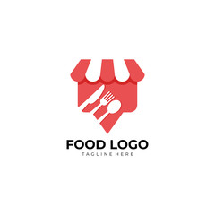 restaurant logo icon vector isolated
