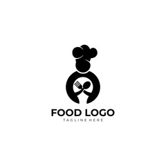 chef logo icon vector isolated