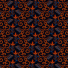 abstract seamless pattern with stars