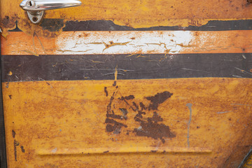 metal piece with rust on it