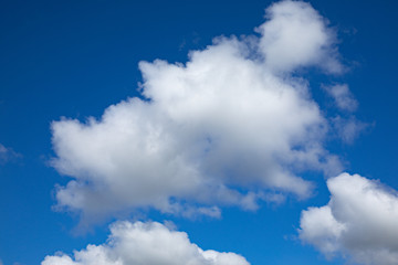 blue sky with clouds