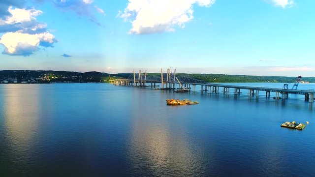 Aerial View of the Tappan Zee Bridge Part 5