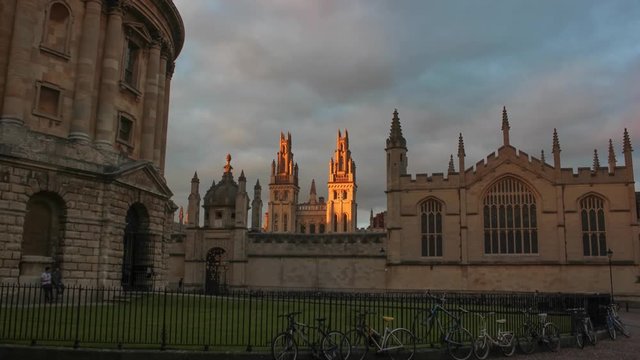 Oxford University Radcliffe Square Timelapse- All Souls College