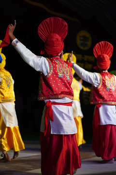 bhangra boys on the stage