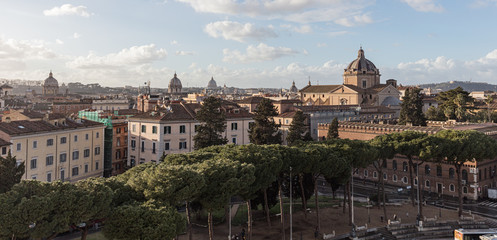 Fototapeta na wymiar roman forum in Rome Italy