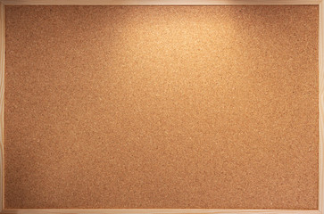 cork board in wooden frame as background - 346089593
