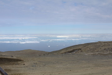 Fototapeta na wymiar Verano en la Antártida