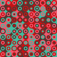 Naklejka premium Colour Dots Universe art background design illustration