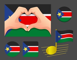 South Sudan flag icon