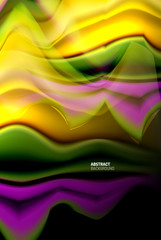 Liquid gradients abstract background, color wave pattern poster design for Wallpaper, Banner, Background, Card, Book Illustration, landing page