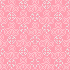 pink seamless geometric background wallpaper