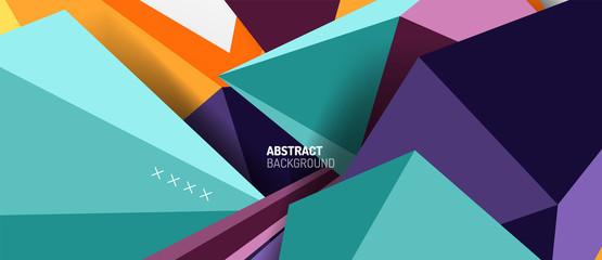 Trendy simple triangle abstract background, dynamic motion concept. Vector Illustration For Wallpaper, Banner, Background, Card, Book Illustration, landing page