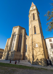 Arezzo (Italy) - The Etruscan and Renaissance city of Tuscany region. Here the historical center.