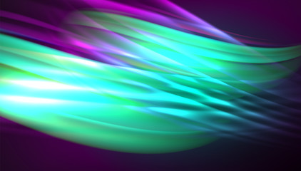 Fluid wave lines background. Trendy abstract layout template for business or technology presentation, internet poster or web brochure cover, wallpaper