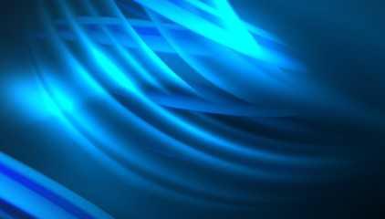 Creative fluid wave lines abstract background. Trendy abstract layout template for business or technology presentation, internet poster or web brochure cover, wallpaper