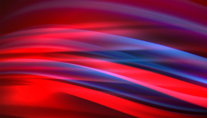 Creative fluid wave lines abstract background. Trendy abstract layout template for business or technology presentation, internet poster or web brochure cover, wallpaper