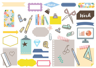 仕事イラスト手描き