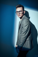 Obraz premium male model in suit