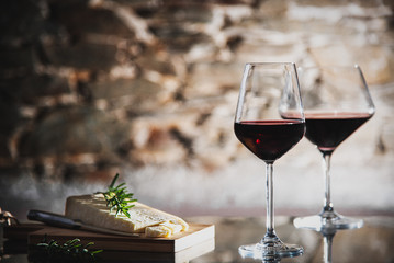 wine and cheese