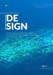 Abstract design for catalog, poster, cower or brochure