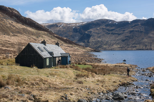 A bothy in the highlands