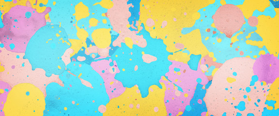 Fototapeta na wymiar colorful paint splatter, spattering paint
