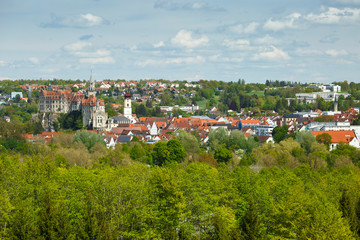 Fototapeta na wymiar Stadtzentrum von Sigmaringen Hohenzollern an der Donau