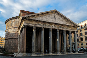 Fototapeta na wymiar Pantheon. Rome. Lazio. Italy. October 2019.