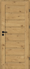 Drzwi wewnętrzne drewniane pełne dębowe