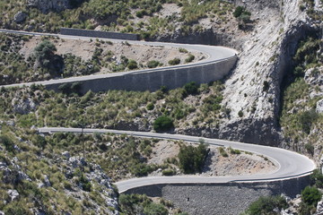 mountain road in Mallorca