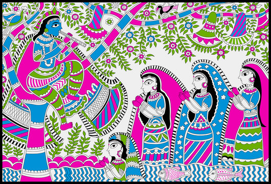 Madhubani Images – Browse 5,073 Stock Photos, Vectors, and Video | Adobe  Stock