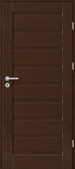Drzwi wewnętrzne drewniane pełne malowane - wenge