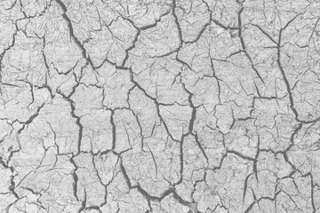 Background of dry cracked soil dirt or earth during drought.