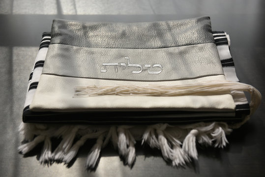 Talit and tefillin. Prayer Accessories. Jewish traditions.