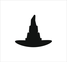 Witch hat. illustration for web and mobile design.