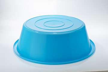 blue basin for hand washing and cleaning for kitchen, home and office