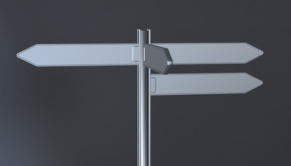 Information sign, 3d rendering