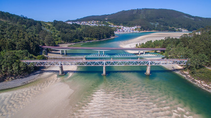 Bridge in O Vicedo in Galicia
