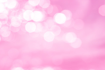 bright pink bokeh lights background