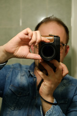 photographer with camera