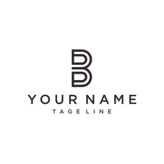 B Letter Design Vector Illustration Modern Monogram Icon. B Logo design